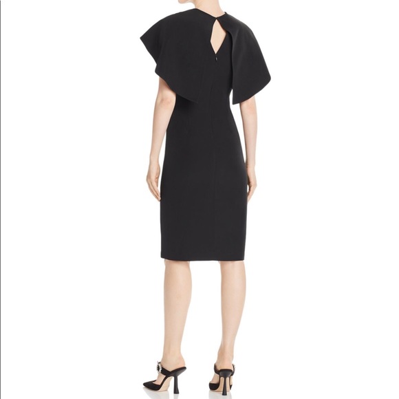 NWT Nanette Lepore Cape Overlay Sheath Dress - Picture 2 of 2